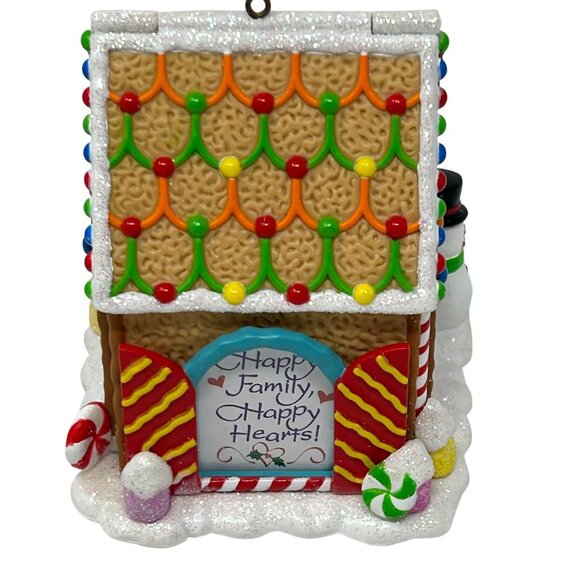 Gingerbread House Ornament/Trinket Box & Photo Holder 2005 by Carlton Cards - Picture 5 of 14